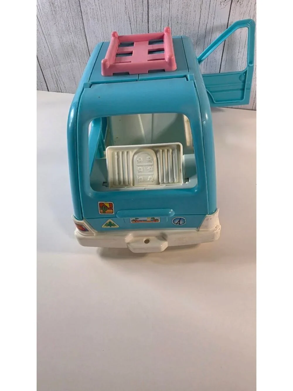 VTG 1993 FISHER PRICE LOVING FAMILY DREAM DOLLHOUSE SUV MINIVAN VAN CAR VEHICLE